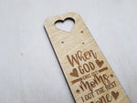 LOVE YOU MUM DAD bookmark