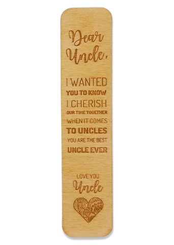 LOVE YOU AUNTIE UNCLE bookmark