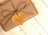 MIAU LOVE wooden heart