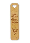 LOVE YOU MUM DAD bookmark