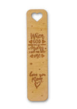 LOVE YOU MUM DAD bookmark