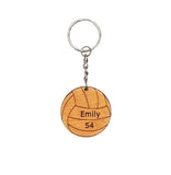 VOLLEYBALL personalised wooden keyring