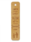 SISTER BROTHER BIGGEST FAN bookmark