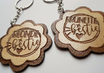 BEST FRIENDS keyrings Set of 2